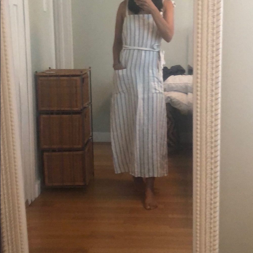Linen dress by Reformation
